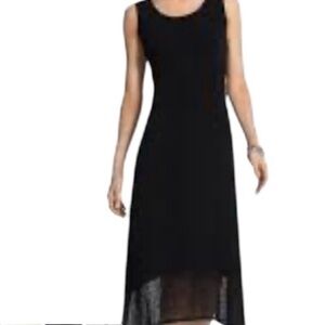 Chico’s Elegant Black High Low Dress